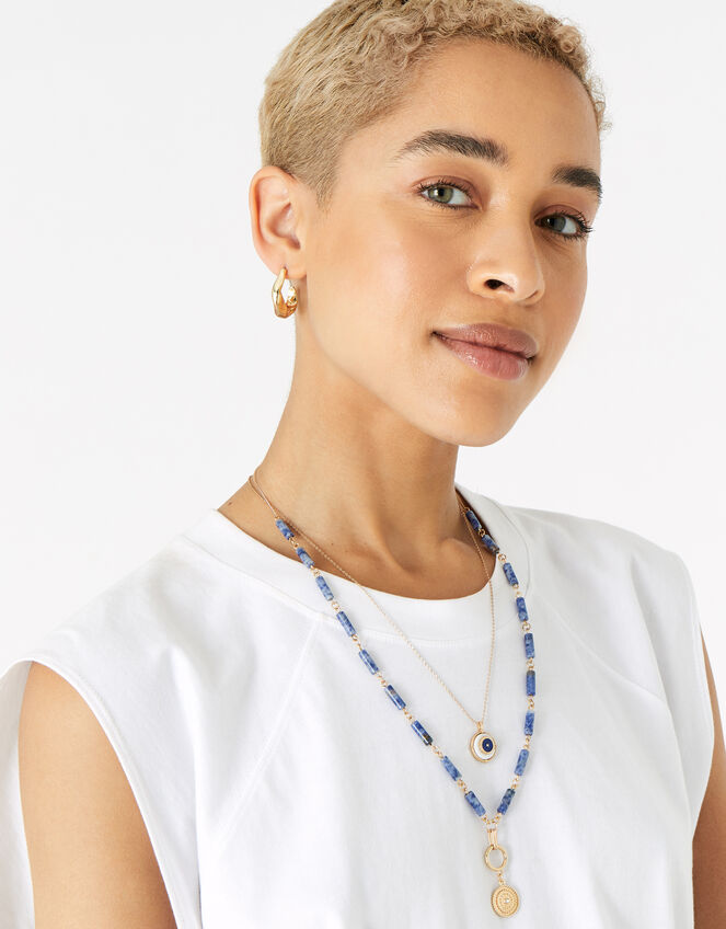 Country Retreat Bead and Chain Necklace Necklaces Accessorize UK