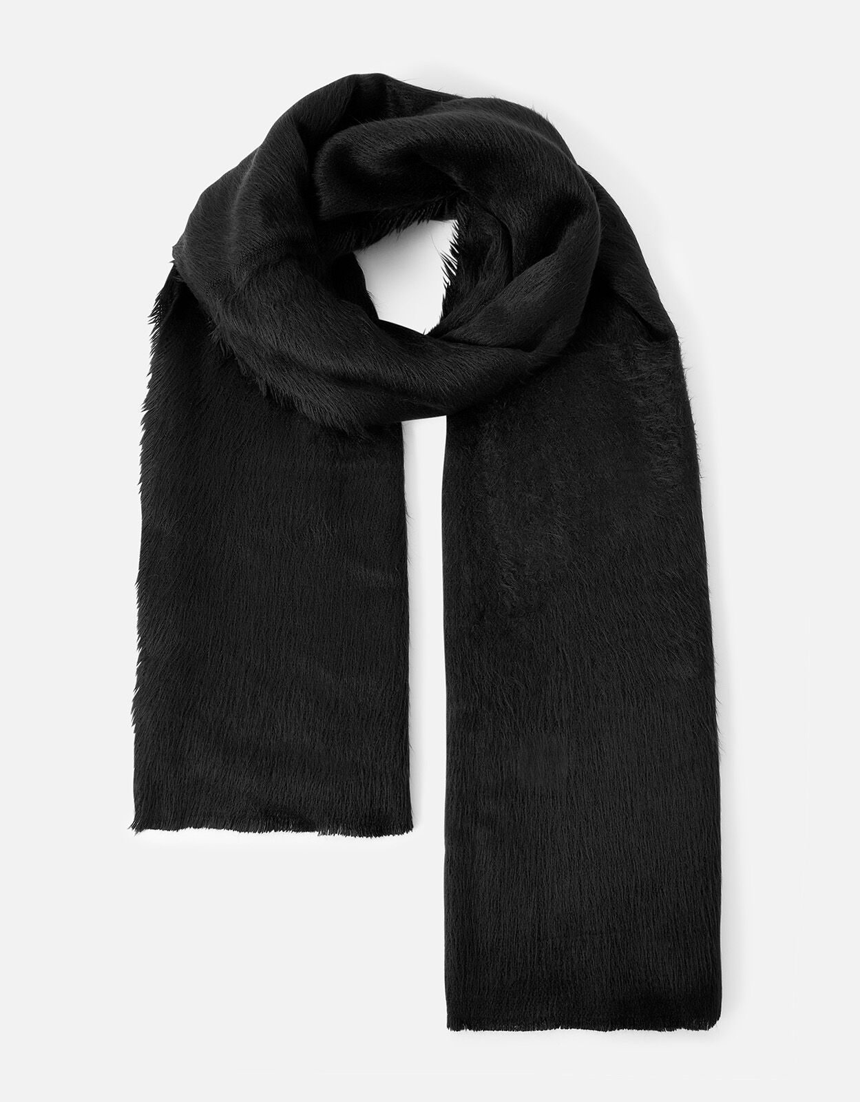 Accessorize black scarf top