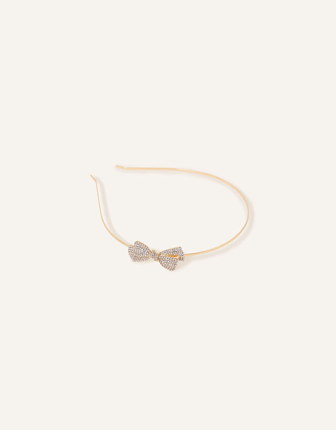 Kids Metal Bow Headband , , large
