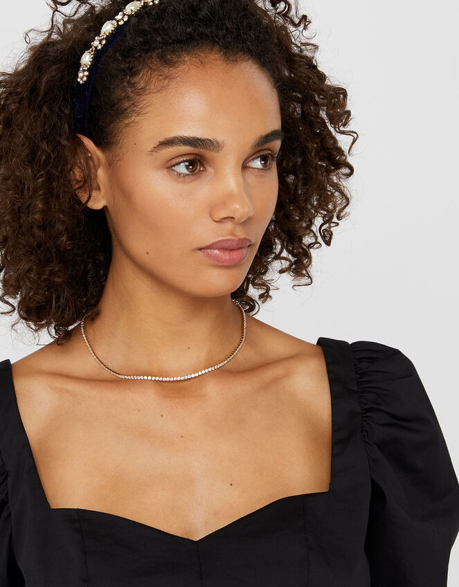 Sparkle Tennis Necklace, , large