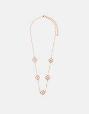 Lucky Clover Station Necklace, , large