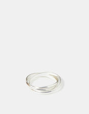 Sterling Silver Russian Band Ring, Silver (SILVER), large