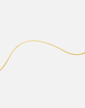 Gold Vermeil Omega Chain Necklace, , large