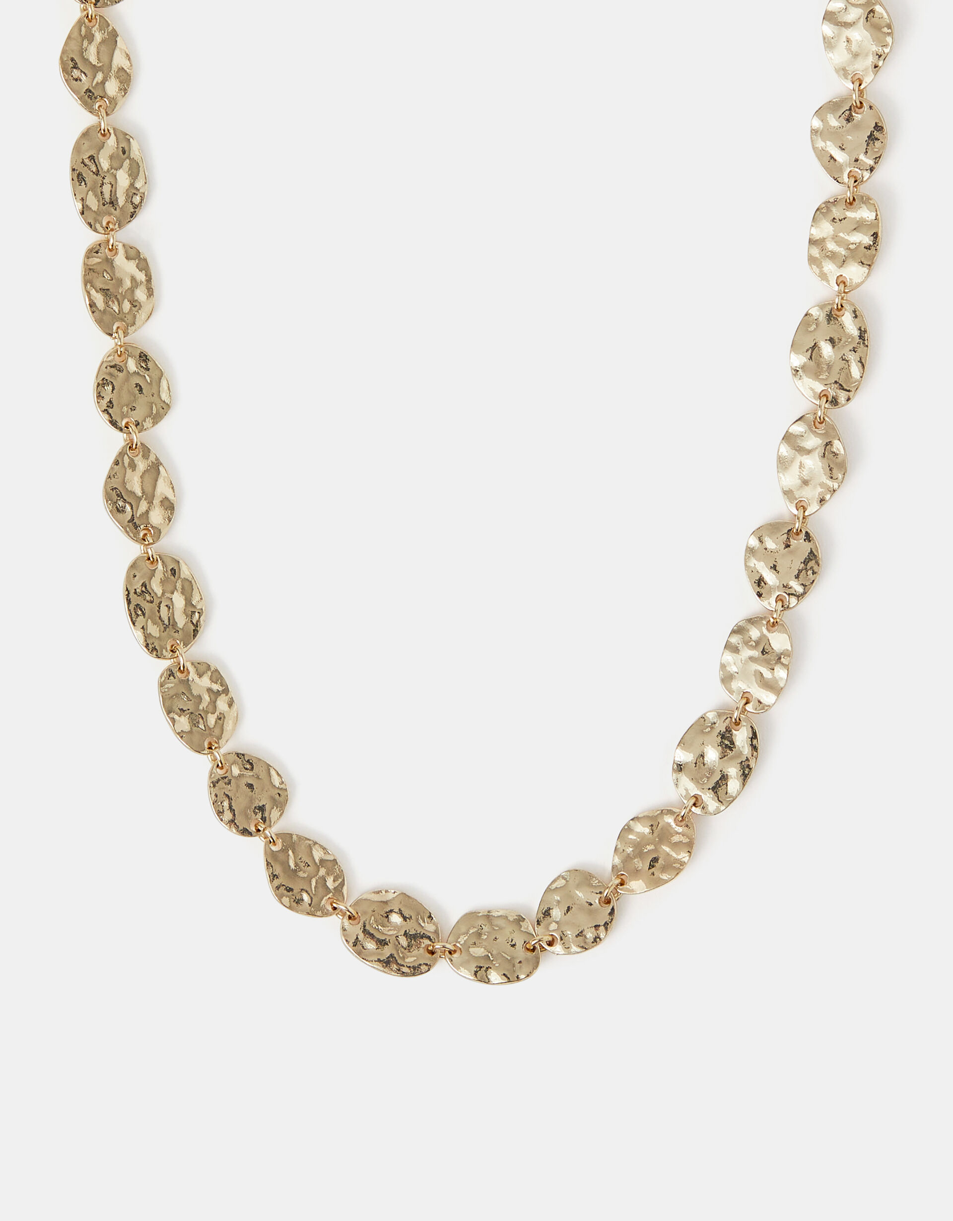 Textured Coin Necklace | Necklaces | Accessorize UK
