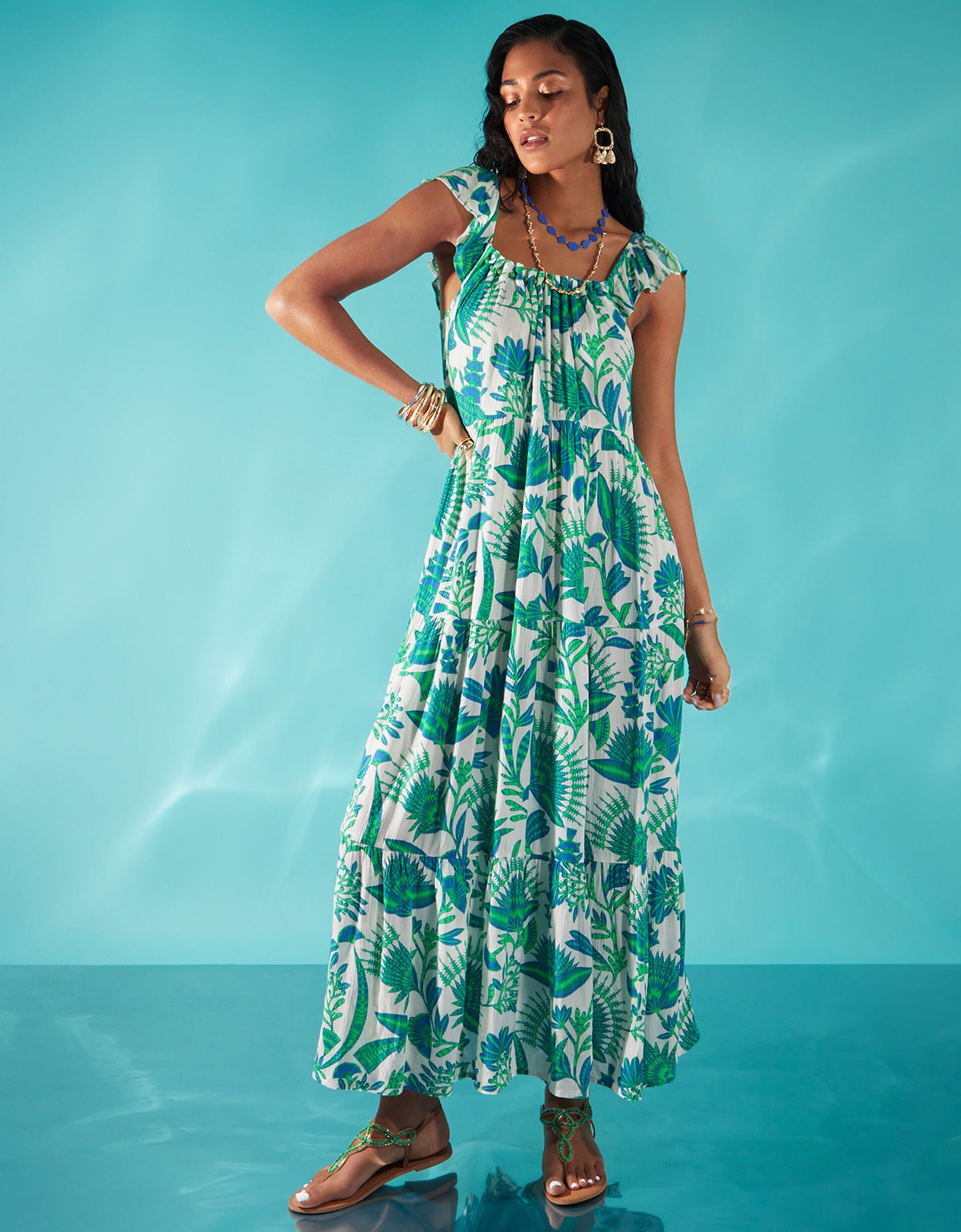 Fancy Beaded T-Shirt Dress
