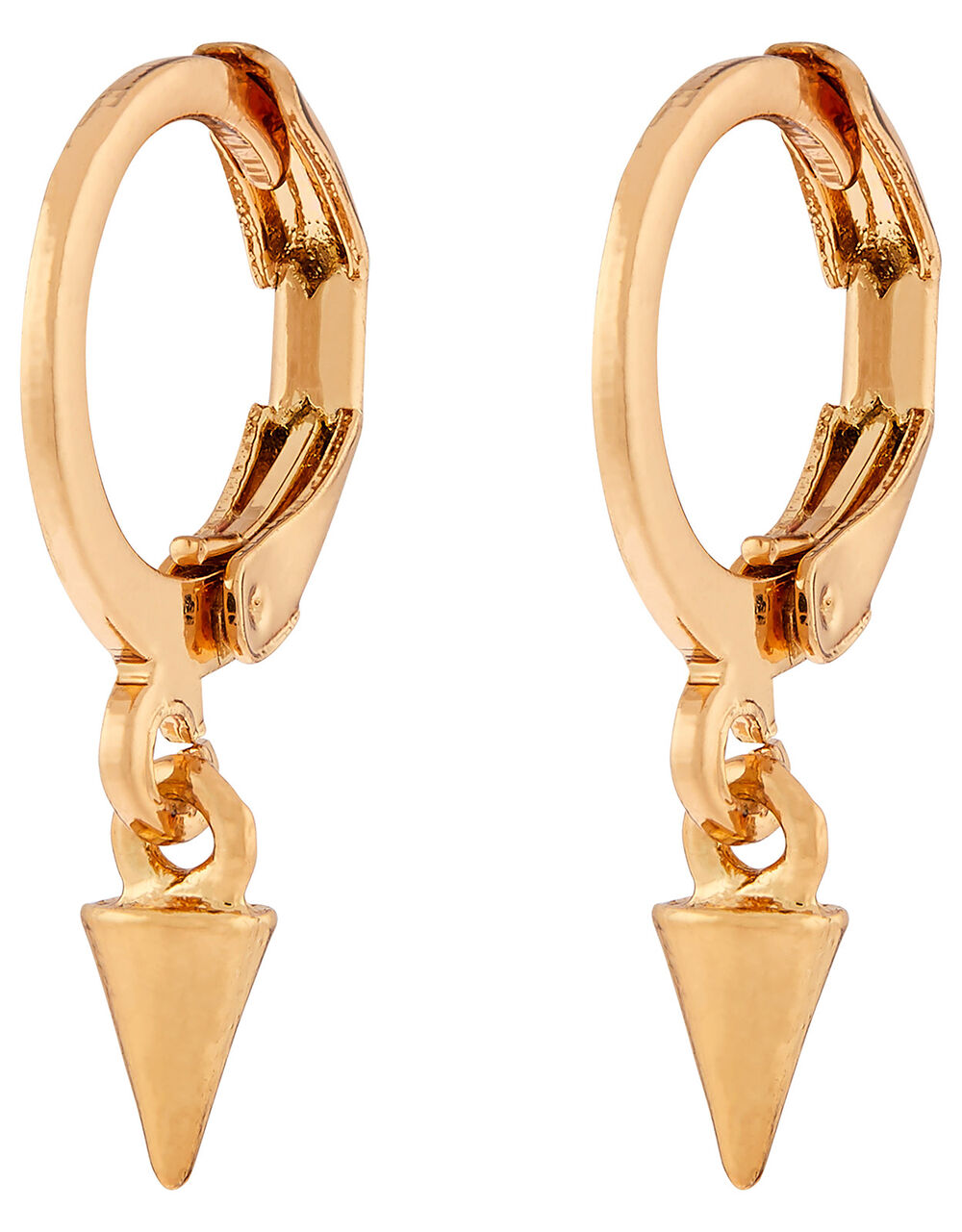 Spike Charm Huggie Hoop Earrings Earrings Accessorize UK