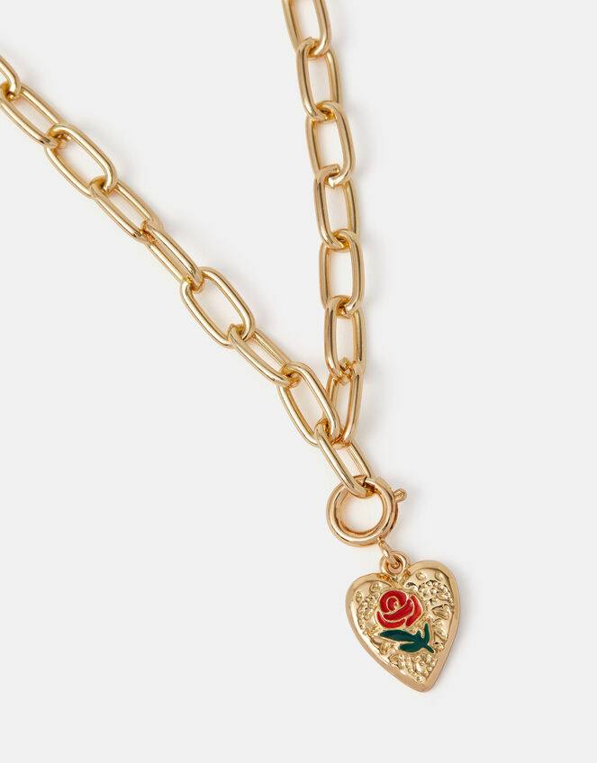 Rose Heart Jewellery Charm, , large