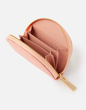 Semi Circle Coin Purse, Orange (CORAL), large
