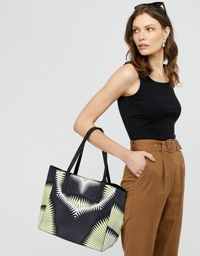 Reversible Aztec Tote Bag, , large