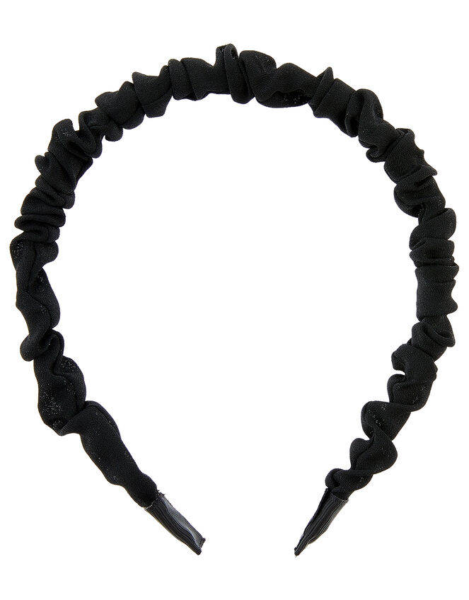Slim Ruched Headband Set, , large