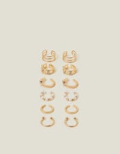 12-Pack Diamante Pearl Ear Cuffs, , large