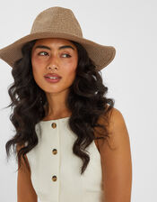 Charm Trim Fedora Hat, , large