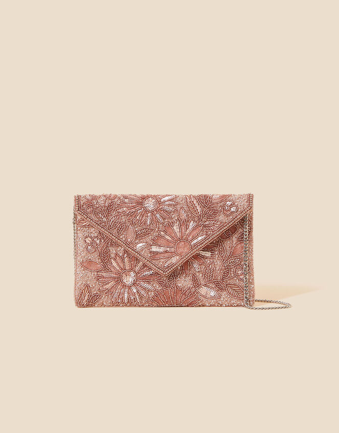 Embellished Classic Clutch Bag, , large