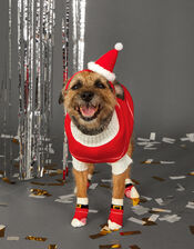 Santa Dog Headband, Red (RED), large