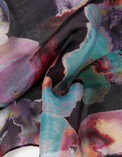 Floral Classic Silk Scarf, , large