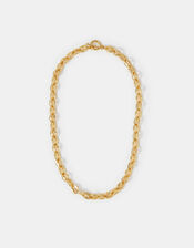 14ct Gold-Plated Chunky Link Chain Necklace, , large