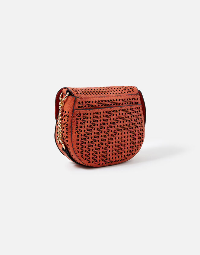 Punch-Out Cross-Body Bag, Orange (ORANGE), large