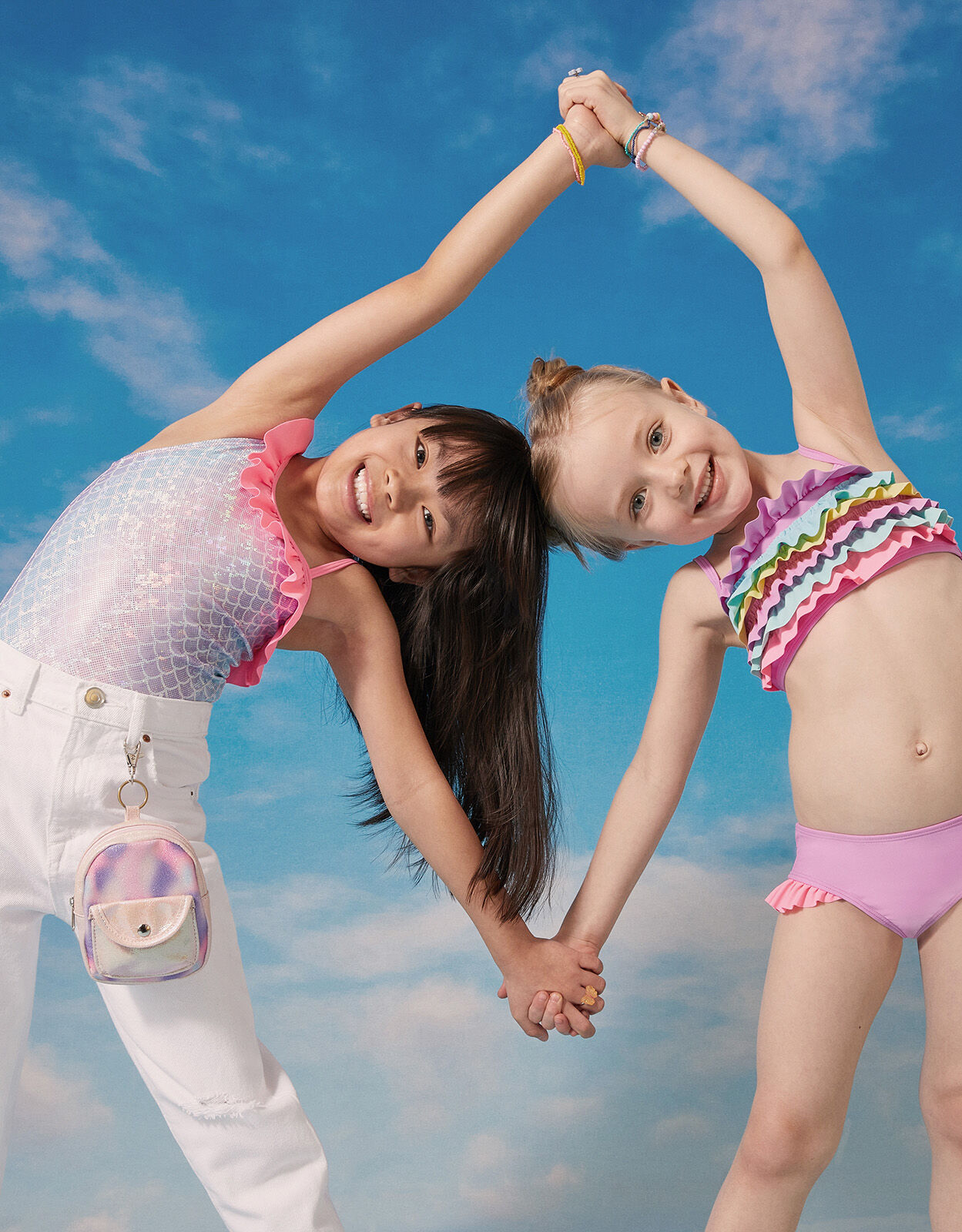 Girls mermaid swimming costume 2025