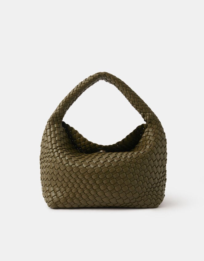 Woven Shoulder Bag, , large