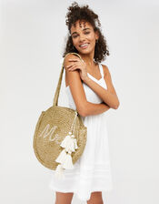 Mrs Straw Beach Bag, , large
