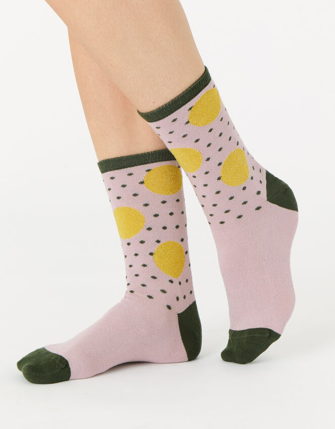 Spot Print Sock Multipack, Multi (BRIGHTS-MULTI), large