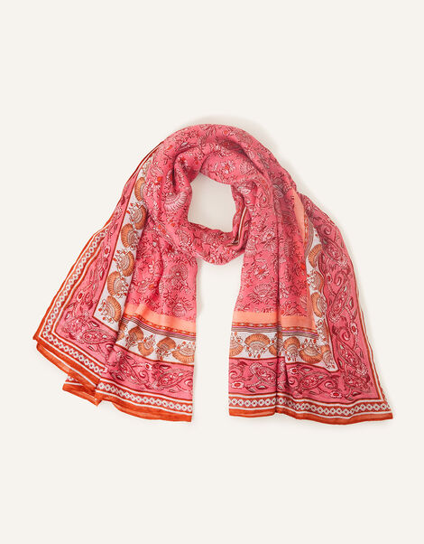 Block Print Scarf, , large