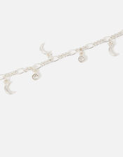 Sparkle Moon Chain Anklet, , large