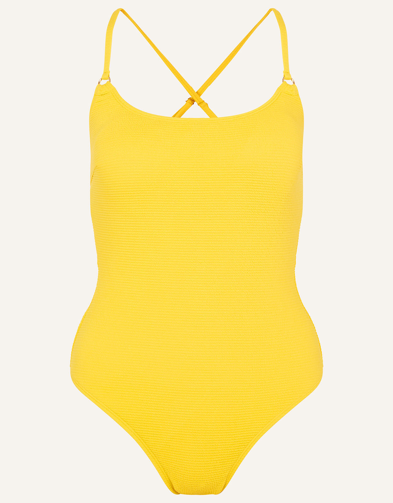 Yellow swimming suit best sale