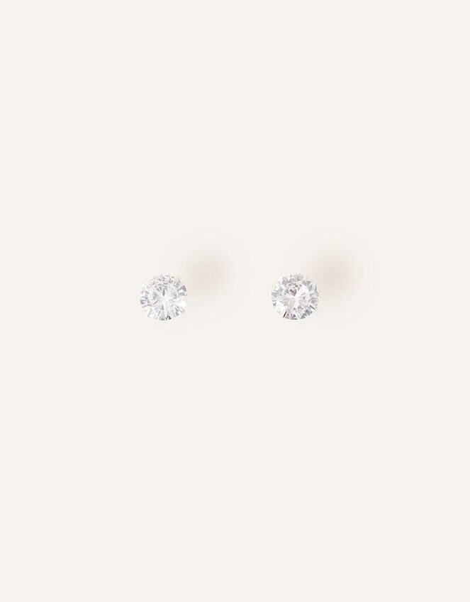 Sterling Silver Blind Stud Earrings, , large