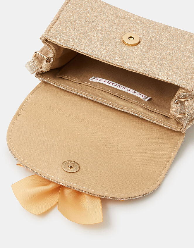 Girls Sparkle Bow Handbag, , large