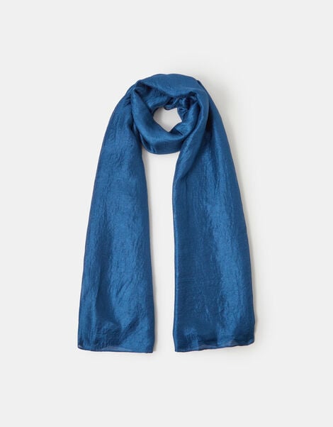 Lightweight Shimmer Scarf, Blue (BLUE), large