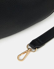 Crescent Shoulder Bag, Black (BLACK), large
