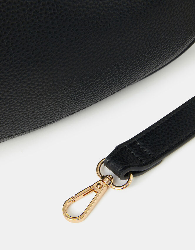 Crescent Shoulder Bag, Black (BLACK), large