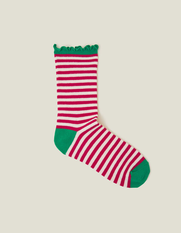 Festive Stripe Socks, , large