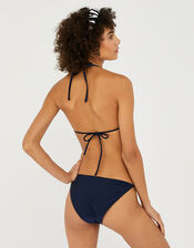 Triangle Bikini Top, Blue (NAVY), large