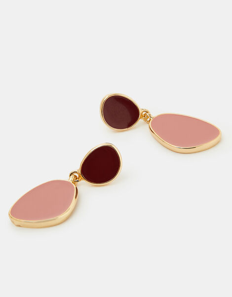 Enamel Drop Earrings, , large
