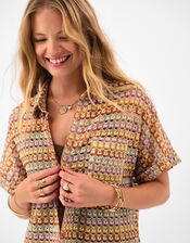 Crochet Shirt, Multi (MULTI), large