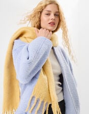 Super Soft Plain Scarf, Yellow (YELLOW), large