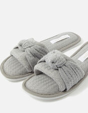 Waffle Twist Mules, Grey (GREY), large