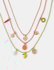 3-Pack Charm Cord Necklaces, , large