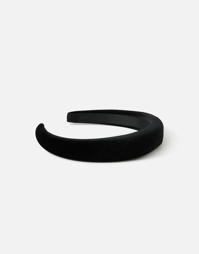 Velvet Padded Headband, , large