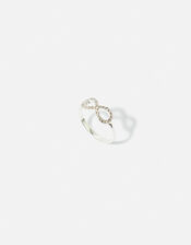 Pave Eternity Ring, White (CRYSTAL), large