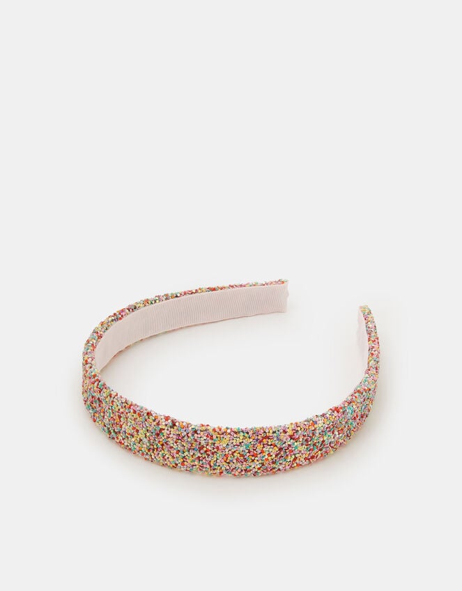 Girls Glitter Headband, , large
