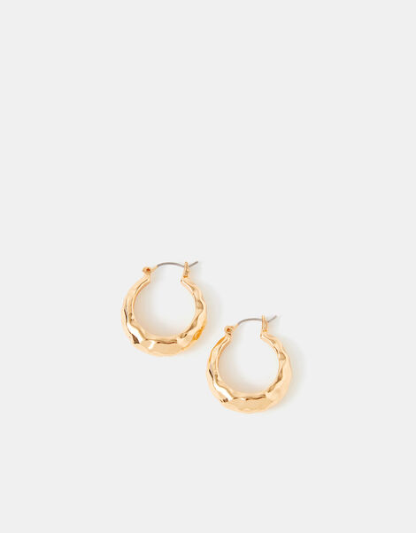 Molten Hoop Earrings, , large