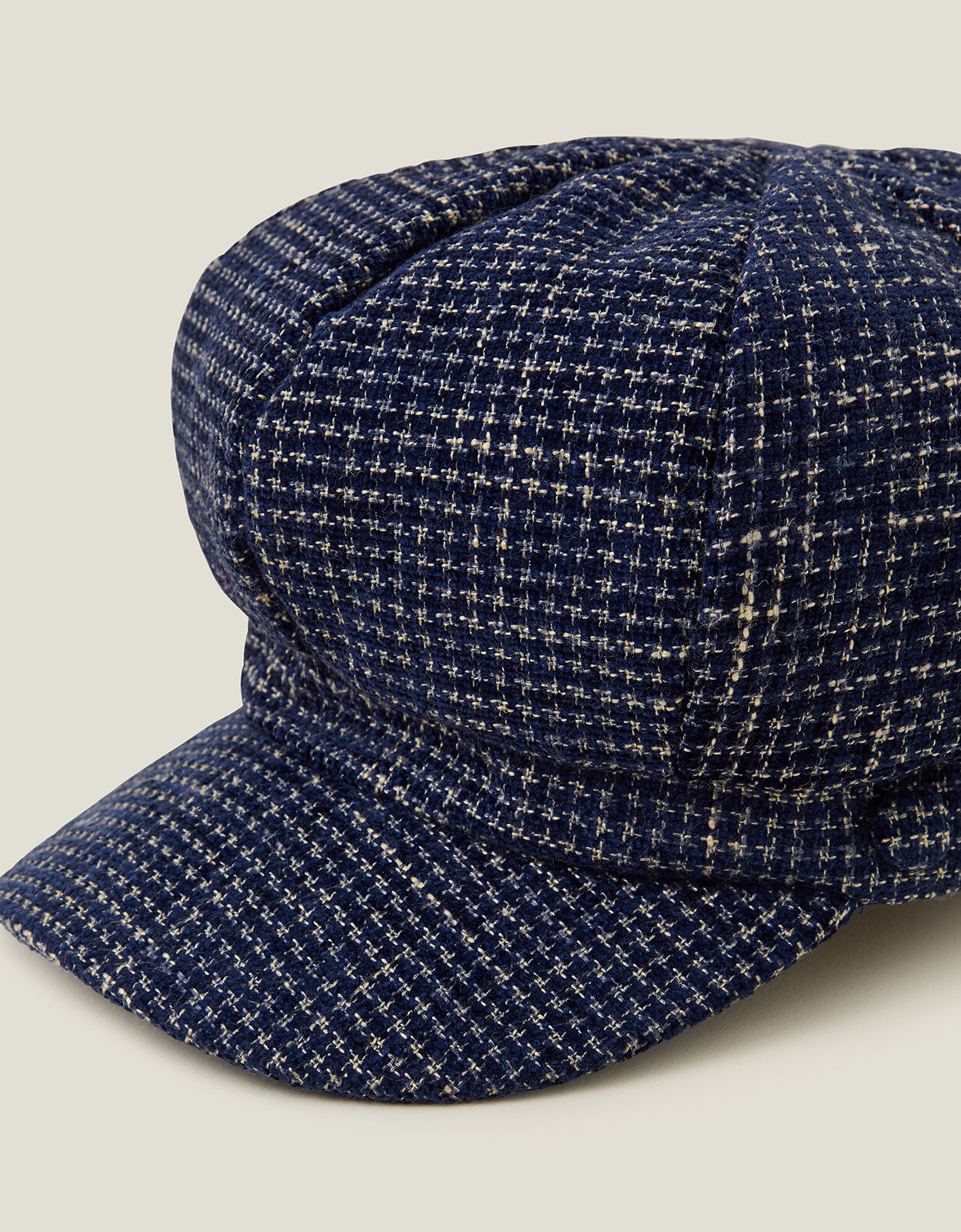Tweed Baker Boy Hat