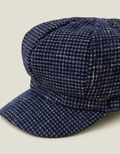 Tweed Baker Boy Hat, , large