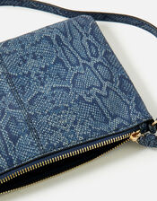 Sophie Cross-Body Reptile Leather Bag, , large
