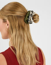 2-Pack Mix Cow Print Hair Scrunchies, , large