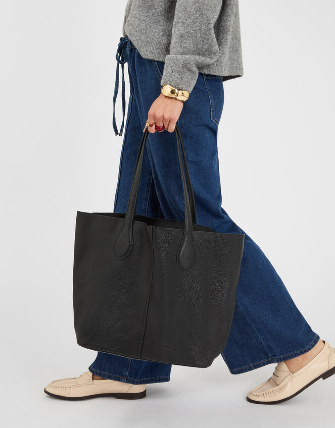 Leather Tote Bag, , large