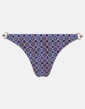 Tile Print Bikini Bottoms, Blue (BLUE), large